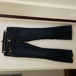 True Religion Joey bootcut dark blue jeans
